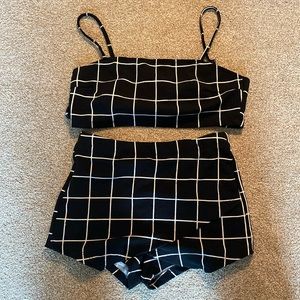 SHEIN 2 piece skort/top outfit